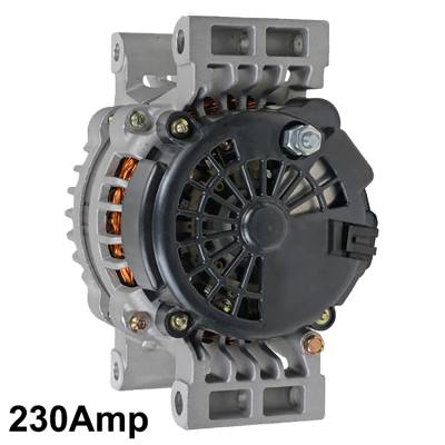 Rareelectrical - New 12V 230Amp Alternator Fits Freightliner Fl106 Fl60 Fl70 Fl80 8600168 8600167 - Image 4