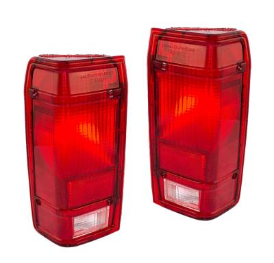 New Pair Of Tail Lights Compatible With Ford Ranger 1983-1990 Fo2801104 E9tz13404a Fo2800105 E9tz