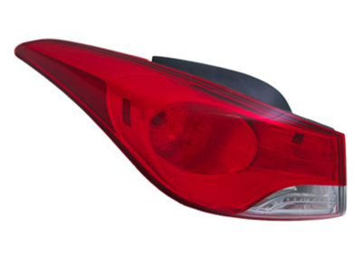 Tail Light Assembly Left Driver Side Compatible With 2011-2013 Hyundai Elantra, Sedan 2011-2013 Usa