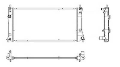 New Radiator Assembly Compatible With 2012-2013 Mazda 5 2.5L L4 2488Cc 152 Cid Lfya-15-Sb0 13220