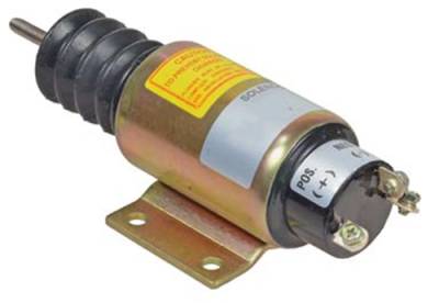 Fuel Shutdown Solenoid 12V 3-Wire Continuous Duty Idle Speed Control Compatible With Industrial