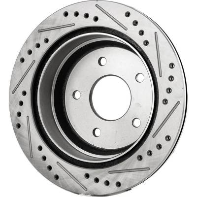 Rareelectrical - New Performance Rotor Brake Disc Compatible With Chevrolet Gmc Jimmy Slt 6 Cyl 4.3L Jimmy Sle 6 Cyl - Image 5