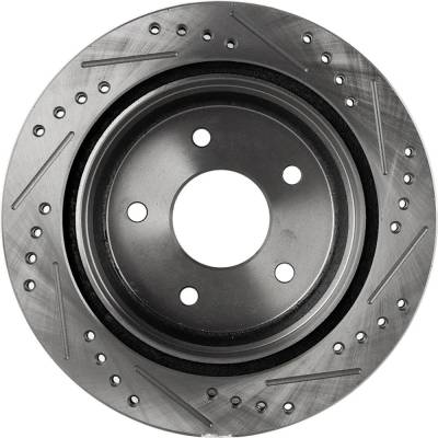 Rareelectrical - New Performance Rotor Brake Disc Compatible With Chevrolet Gmc Sonoma Sl 6 Cyl 4.3L Blazer Xtreme 6 - Image 7