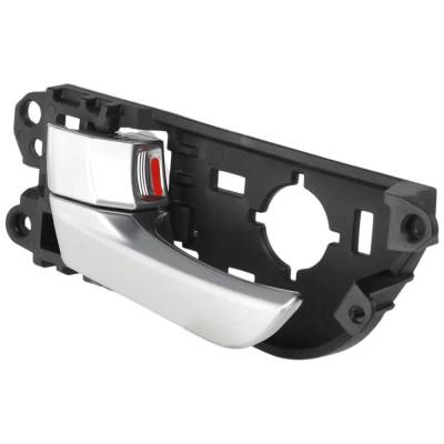 Rareelectrical - Left Front Interior Door Handle Compatible With 2013-2017 Hyundai Veloster Silver With Lock Button - Image 4