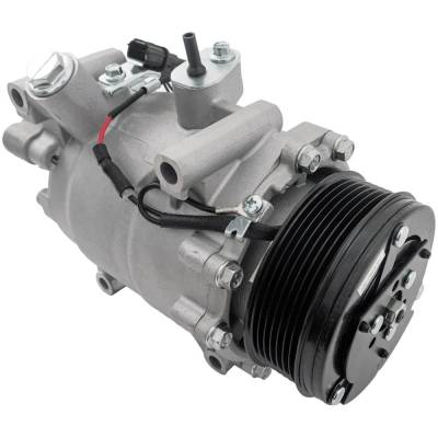New 7-Groove Pulley A/C Compressor Compatible With Acura Honda Cr-V Ex-L 4 Cyl 2.4L Ilx Dynamic 4