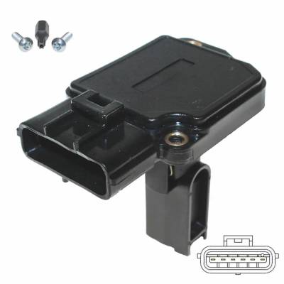 New Mass Air Flow Sensor Compatible With Ford Explorer Eddie Bauer 8 Cyl 4.6L F-550 Super Duty Xlt