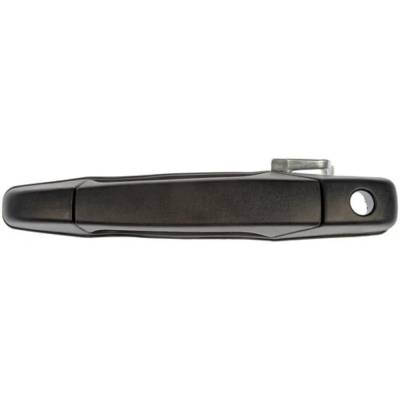 Driver Side Front Exterior Door Handle Compatible With 2008-2014 Gmc Yukon Gmc Sierra Smooth Black