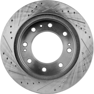 Rareelectrical - Performance Rotor Brake Disc Compatible With Chevrolet Gmc Sierra 3500 Hd Slt 8 Cyl 6.0L Sierra 2500 - Image 4