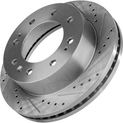 Rareelectrical - Performance Rotor Brake Disc Compatible With Chevrolet Gmc Silverado 2500 Hd High Country 8 Cyl 6.0L - Image 8