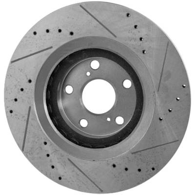 Rareelectrical - New Vented Brake Disc Compatible With Lexus Toyota Highlander Le Plus 6 Cyl 3.5L Rx350 Sportdesign 6 - Image 3