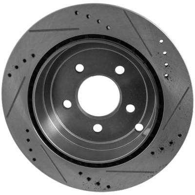 Rareelectrical - New Vented Brake Disc Compatible With Ford Lincoln Edge Sel Plus 6 Cyl 3.5L Edge Sport 6 Cyl 3.5L - Image 6
