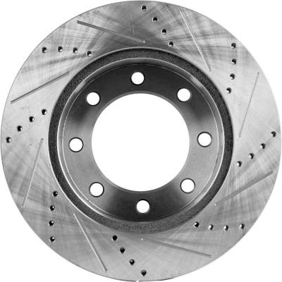 Rareelectrical - New Performance Rotor Brake Disc Compatible With Ford F-350 Super Duty Xl 8 Cyl 6.7L F-450 Super - Image 8