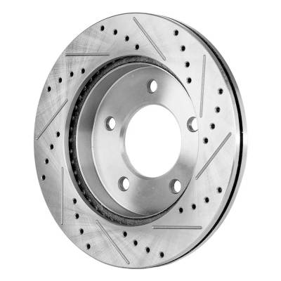 Rareelectrical - New Vented Brake Disc Compatible With Ford F-150 Xl 6 Cyl 4.2L F-150 Xl 8 Cyl 4.6L F-150 Heritage Xl - Image 5