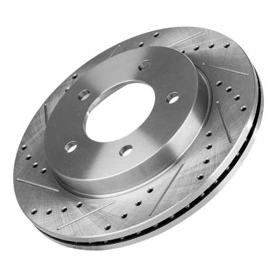 Rareelectrical - New Vented Brake Disc Compatible With Ford F-150 Xl 6 Cyl 4.2L F-150 Xl 8 Cyl 4.6L F-150 Heritage Xl - Image 16