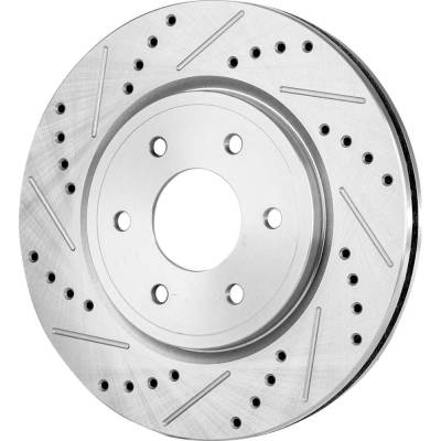 Rareelectrical - New Vented Brake Disc Compatible With Nissan Suzuki Pathfinder S 6 Cyl 4.0L Frontier Sv 6 Cyl 3.8L - Image 13