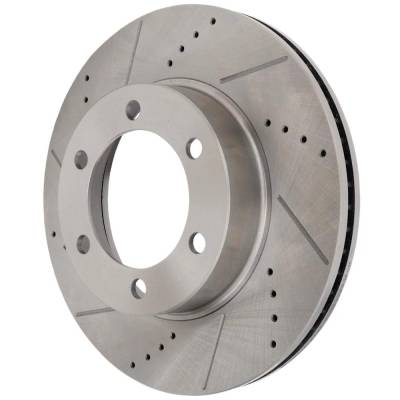New Vented Brake Disc Compatible With Toyota Tundra Sr5 6 Cyl 4.0L Tundra Base 6 Cyl 3.4L Tundra