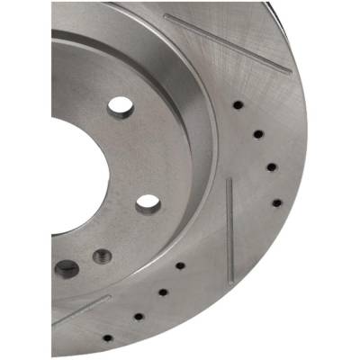 RAREELECTRICAL - New Cross-Drilled Brake Disc Compatible With Buick Chevrolet Gmc Rainier Cxl Plus 6 Cyl 4.2L Envoy - Image 8
