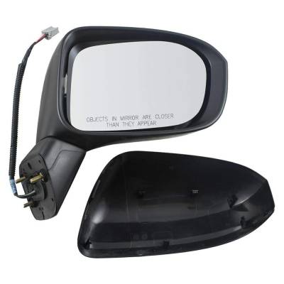 Rareelectrical - New Right Mirror Compatible With Honda Civic Dx Hf Se Sedan 4 Door 1.8L 2014 2015 By Part Number - Image 1
