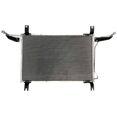 New Aluminum Core A/C Condenser Compatible With Ford F-350 Xlt 8 Cyl 7.5L F-250 Xl 8 Cyl 5.8L Bronco