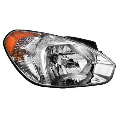 New Passenger Side Headlight Compatible With Hyundai Accent Sedan 2007-2011 92101-1E011 Hy2503144
