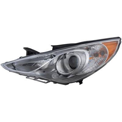 Rareelectrical - New Headlight Compatible With 2011-2014 Hyundai Sonata 2.4L 2.0L I4 Left Driver Side Halogen - Image 3