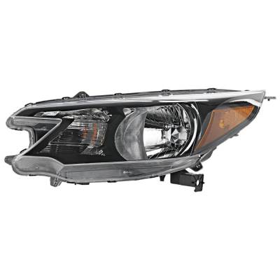 Headlight Compatible With 2012-2014 Honda Cr-V 2.4L I4 K24w Left Driver Side Halogen Reph100318q