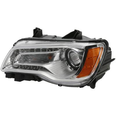 Rareelectrical - Headlight Compatible With 2011-2014 Chrysler 300 3.6L 5.7L V6 Left Driver Side Halogen Repc100312 - Image 1