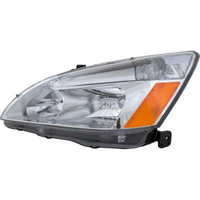 Rareelectrical - Headlight Compatible With 2003-2007 Honda Accord 2.4L 3.0L I4 K24a4/K24a8 J30a4/J30a5 Left Driver - Image 6