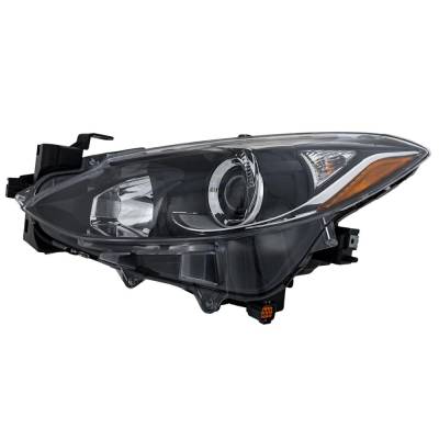 Rareelectrical - Headlight Compatible With 2014-2016 Mazda 3 3 Sport 2.0L 2.5L I4 Pe-Vps Py-Vps Left Driver Side - Image 1