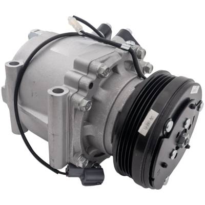 Rareelectrical - New 4-Groove Pulley A/C Compressor Compatible With Honda Civic Cx 4 Cyl 1.5L Civic Hx 4 Cyl 1.6L Cx - Image 1