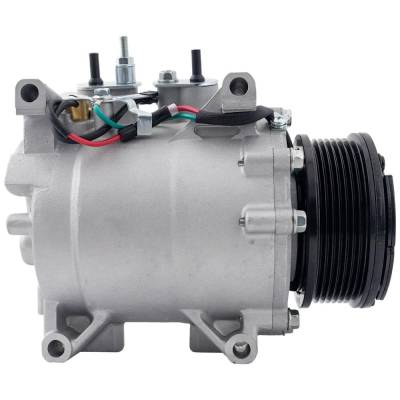 Rareelectrical - 7-Groove Pulley A/C Compressor Compatible With Honda Cr-V Ex 4 Cyl 2.4L Cr-V Se 4 Cyl 2.4L Lx - Image 1