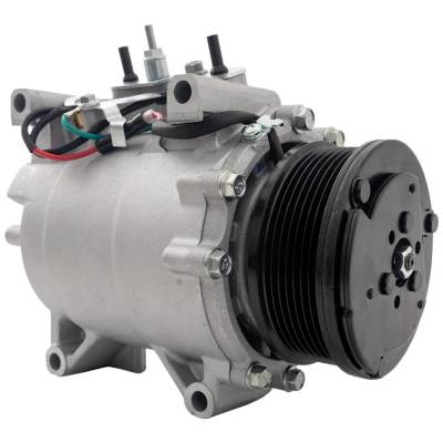 Rareelectrical - 7-Groove Pulley A/C Compressor Compatible With Honda Cr-V Lx 4 Cyl 2.4L Cr-V Ex 4 Cyl 2.4L Se - Image 3