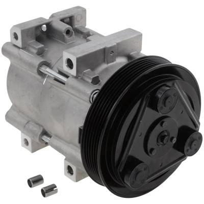 New 6-Groove Pulley A/C Compressor Compatible With Ford Mazda B2300 Se 4 Cyl 2.3L Ranger Splash 4