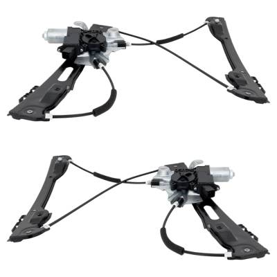 Rareelectrical - New Front Left And Front Right Window Regulator Compatible With Chevrolet Malibu Ls 4 Cyl 2.5L - Image 9
