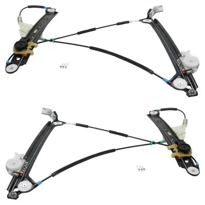 Rareelectrical - New Front Left And Front Right Window Regulator Compatible With Bmw 128I Base 6 Cyl 3.0L 135I Base 6 - Image 8