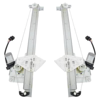 Rareelectrical - New Front Left And Front Right Window Regulator Compatible With Acura Mdx Base 6 Cyl 3.7L 2007-2013 - Image 8