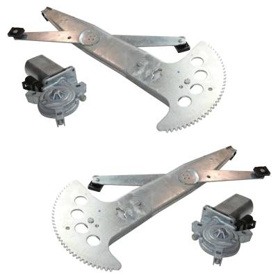 Rareelectrical - New Front Left And Front Right Window Regulator Compatible With Buick Chevrolet Oldsmobile - Image 5
