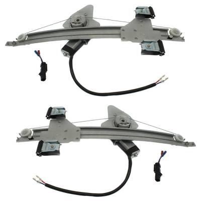 New OEM Replacement Rear Left And Rear Right Window Regulator Compatible With Chevrolet Gmc Equinox