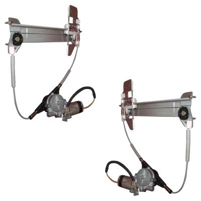 Rareelectrical - New Rear Left And Rear Right Window Regulator Compatible With Lincoln Town Car Base 8 Cyl 4.6L Town - Image 6