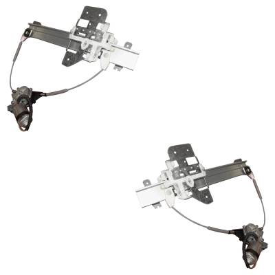 Rareelectrical - New Rear Left And Rear Right Window Regulator Compatible With Lincoln Town Car Executive 8 Cyl 4.6L - Image 3