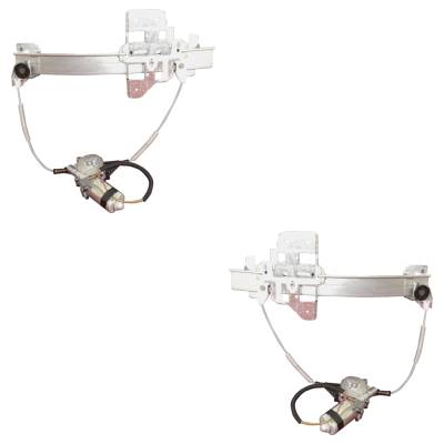Rareelectrical - New Rear Left And Rear Right Window Regulator Compatible With Lincoln Town Car Anniversary 8 Cyl - Image 1