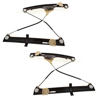New Front Left And Front Right Window Regulator Compatible With Bmw X5 3.0Si 6 Cyl 3.0L X5 Xdrive48i
