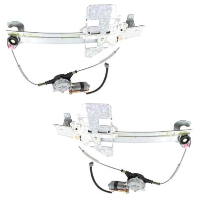 Rareelectrical - New Rear Left And Rear Right Window Regulator Compatible With Lincoln Town Car Base 8 Cyl 4.6L Town - Image 12