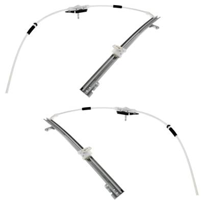 Rareelectrical - New Rear Left And Rear Right Window Regulator Compatible With Jeep Liberty Sport 6 Cyl 3.7L Liberty - Image 3