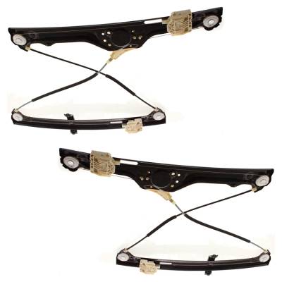 Rareelectrical - New Front Left And Front Right Window Regulator Compatible With Bmw X5 4.8I 8 Cyl 4.8L X5 Xdrive48i - Image 9