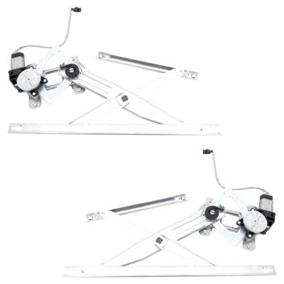 New Front Left And Front Right Window Regulator Compatible With Ford F-350 Super Duty Xlt 8 Cyl 5.4L