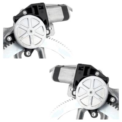Rareelectrical - New Front Left And Front Right Window Regulator Compatible With Ford F-350 Super Duty Xlt 8 Cyl 5.4L - Image 13