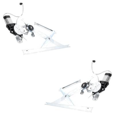 Rareelectrical - New Front Left And Front Right Window Regulator Compatible With Ford F-250 Super Duty Xlt 8 Cyl 6.4L - Image 4