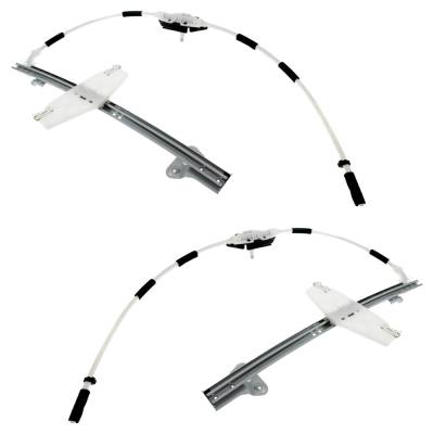 Rareelectrical - New Front Left And Front Right Window Regulator Compatible With Jeep Liberty Limited 6 Cyl 3.7L - Image 4