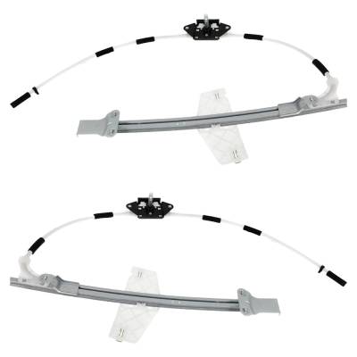 Rareelectrical - New Front Left And Front Right Window Regulator Compatible With Jeep Liberty Renegade 6 Cyl 3.7L - Image 9